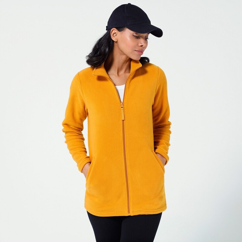 Fleecová bunda na zips kari 036 Blancheporte 48078970