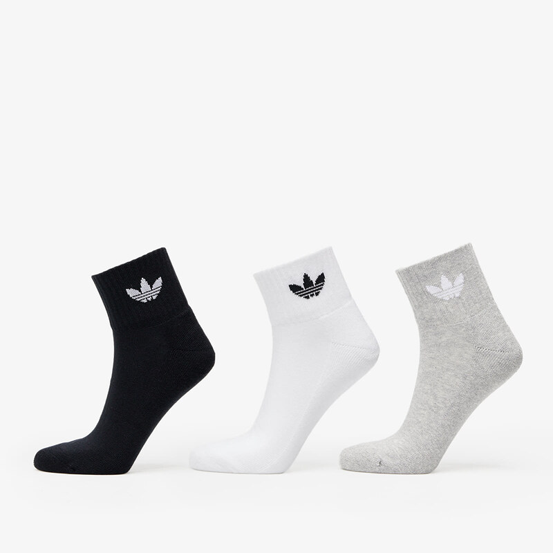 adidas Originals Ponožky adidas Mid Ankle Sock 3-Pack White/ Medium 48082124