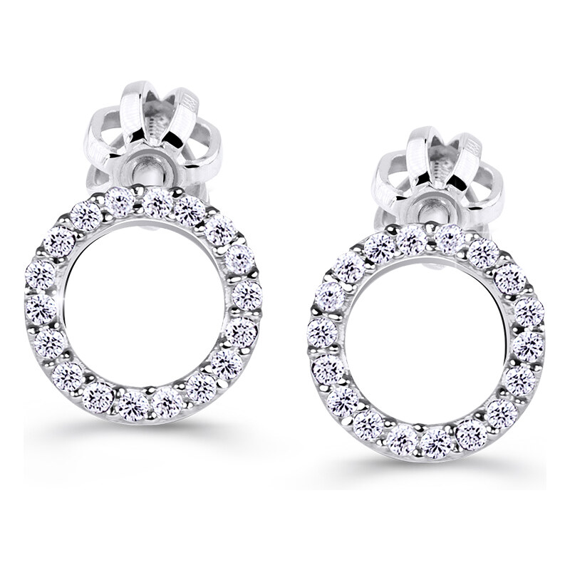 Cutie Jewellery Úžasné náušnice z bieleho zlata Z60240-30-10-X-2 66578691