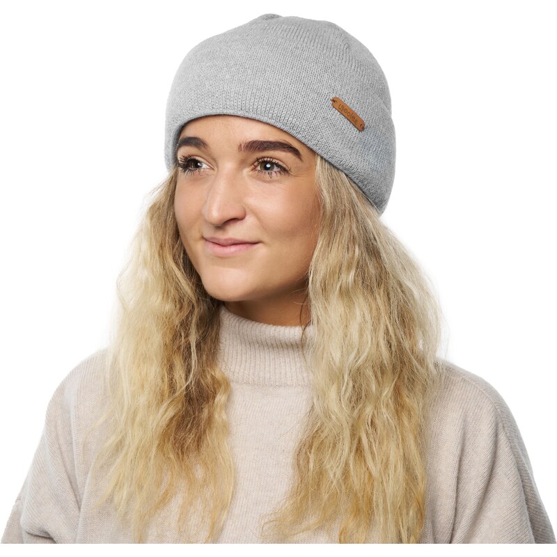 Vlnka Čiapka s ovčou vlnou Woolee V35 svetlo sivá 50220570