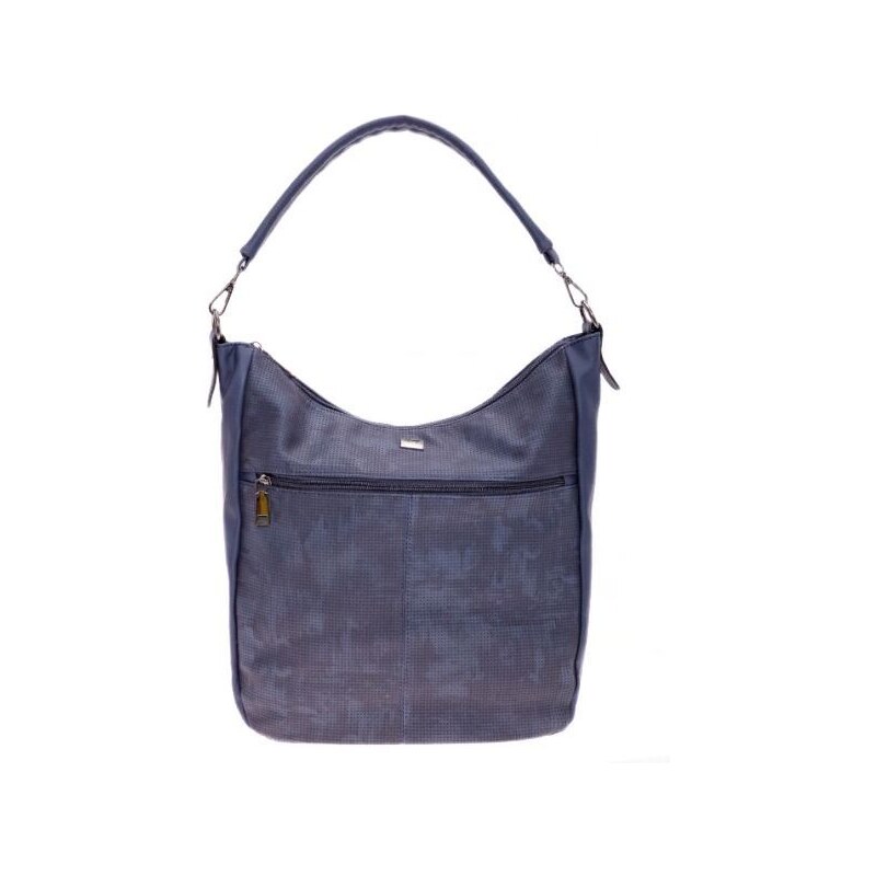 BERNARDO BOSSI Perfektná Dámska Taška cez rameno 38x10x36 cm modrá 47583275