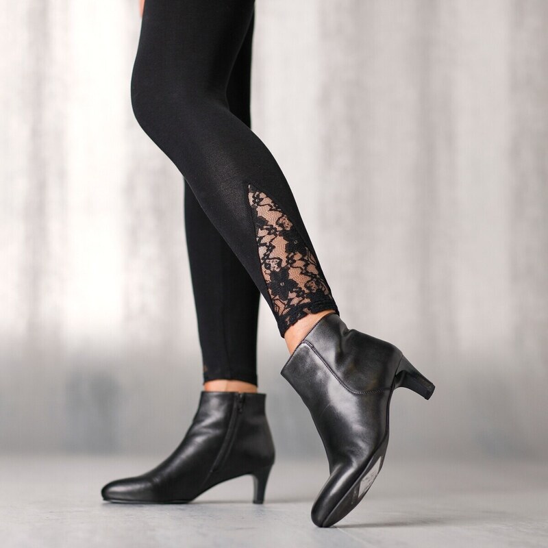 Legíny s čipkou čierna 048 Blancheporte 48098290