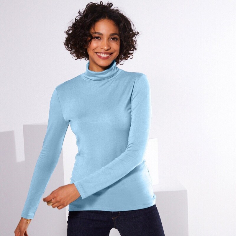 Tričkový rolák nebeská modrá 036 Blancheporte 48114986