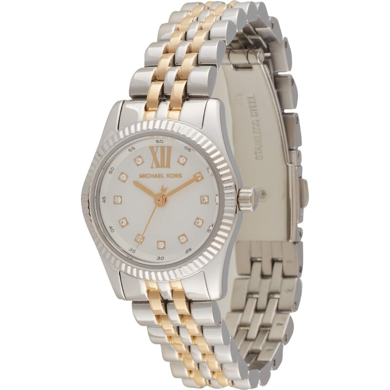 MICHAEL Michael Kors Analógové hodinky LEXINGTON zlatá / strieborná 58302232