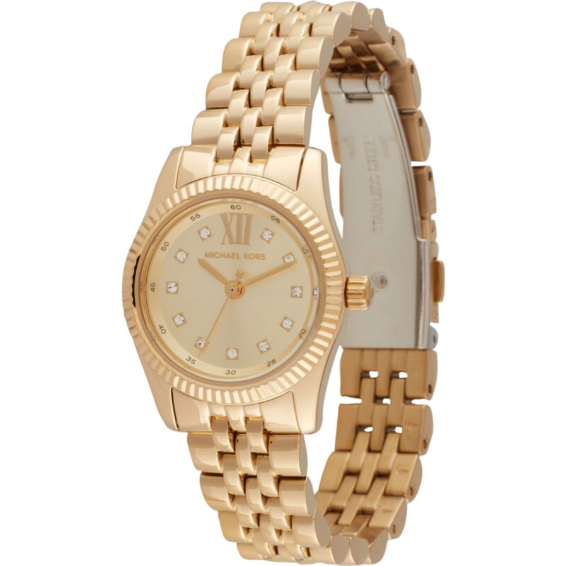 MICHAEL Michael Kors Analógové hodinky PETITE LEXINGTON zlatá 58412050
