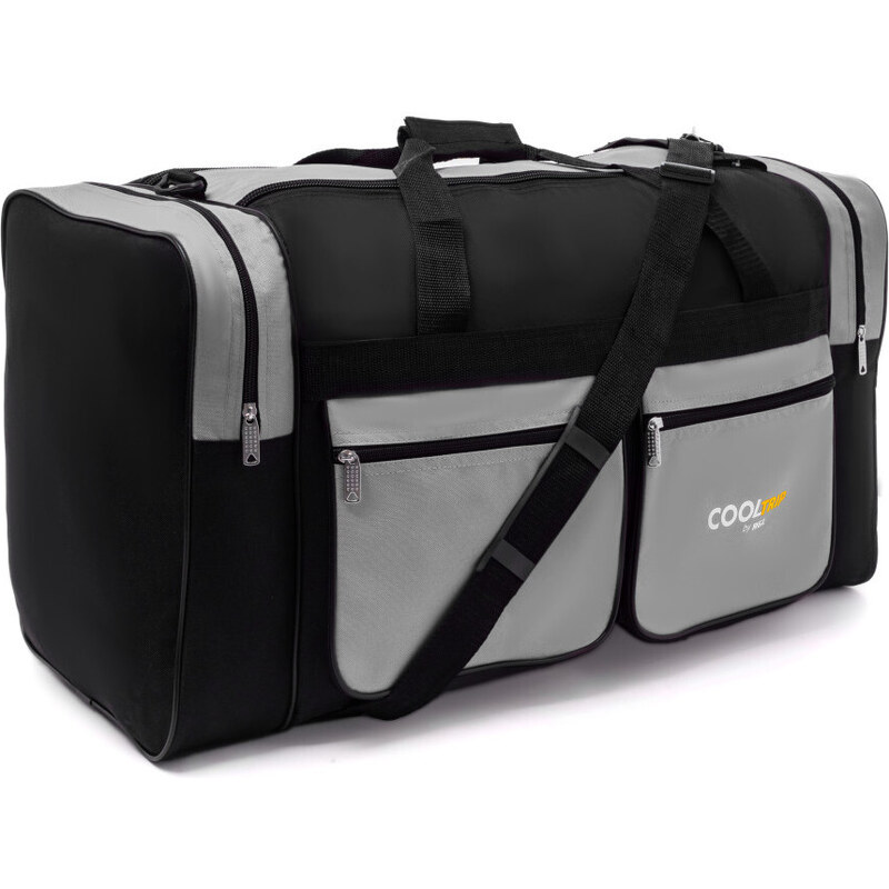 Rogal Sivo-čierna veľká cestovná taška na rameno Giant - veľ. XXL 48132041