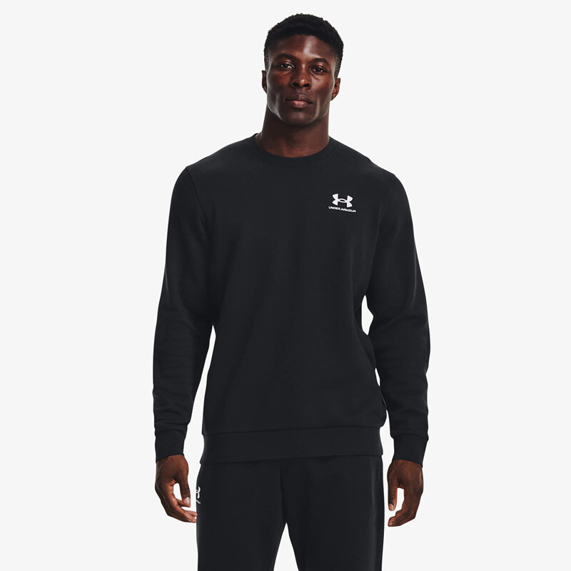 Mikina Under Armour Essential Fleece Crew Black XL 50199926