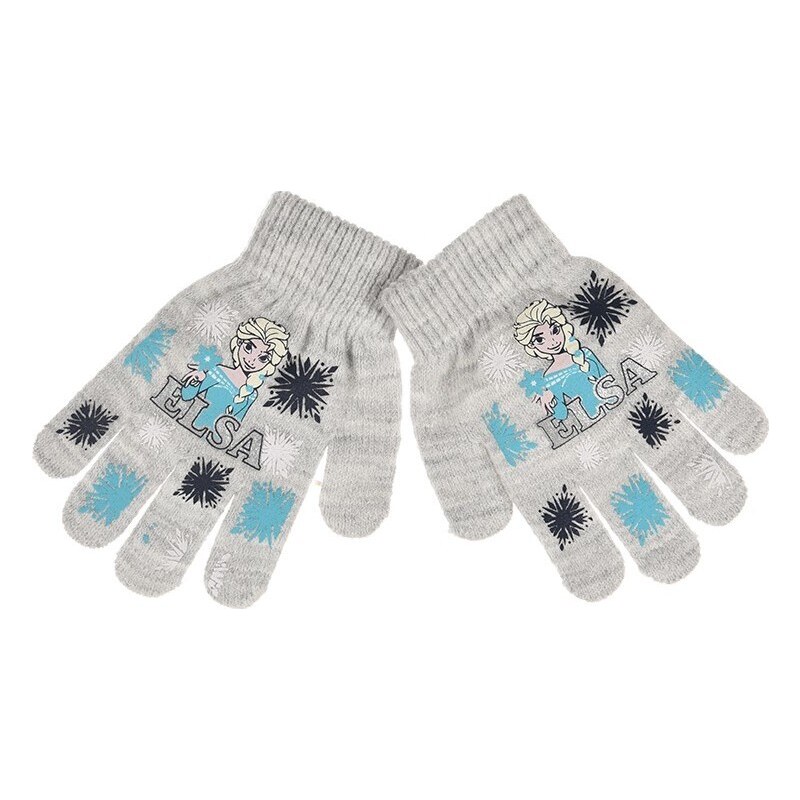 Frozen sivé dievčenské rukavice 48137561