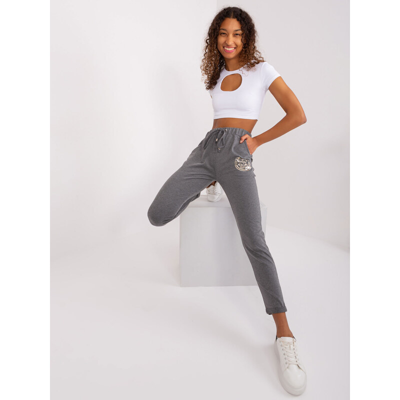 RELEVANCE Sweatpants-RV-DR-9260.61-dark gray 64664767