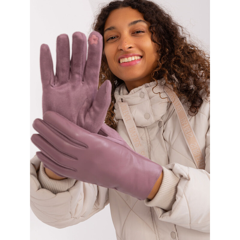 Wool Fashion Italia Gloves-AT-RK-239501A.16-Purple 64666271