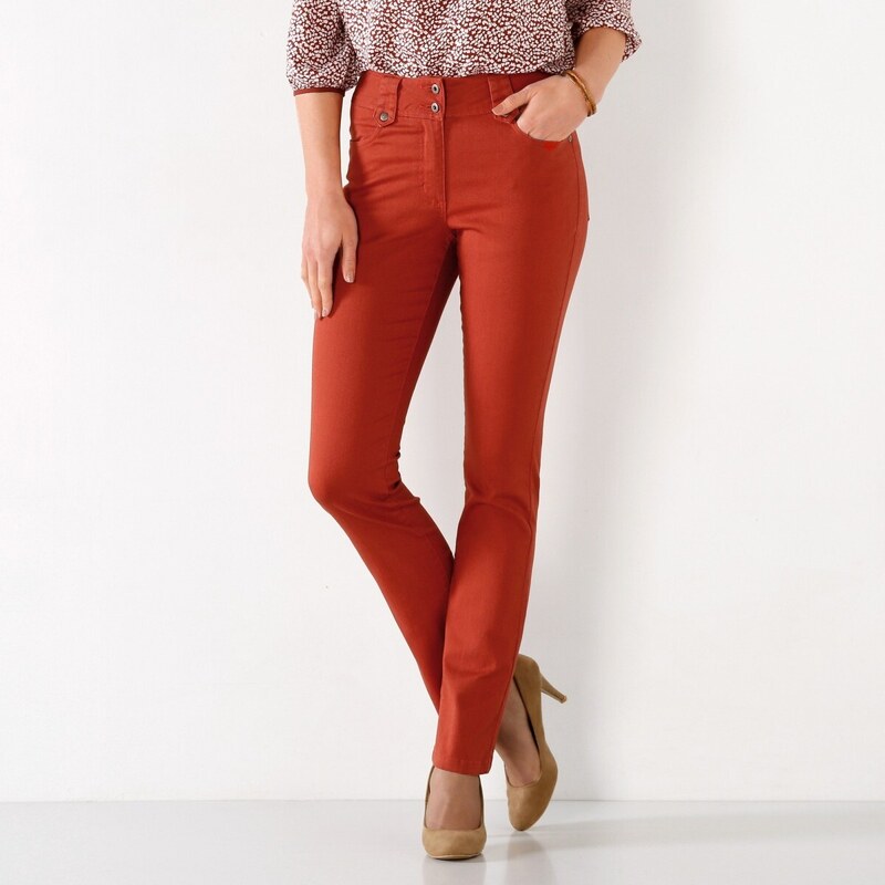 Rovné nohavice s vysokým pásom, nižšia postava 052 Blancheporte 48147867