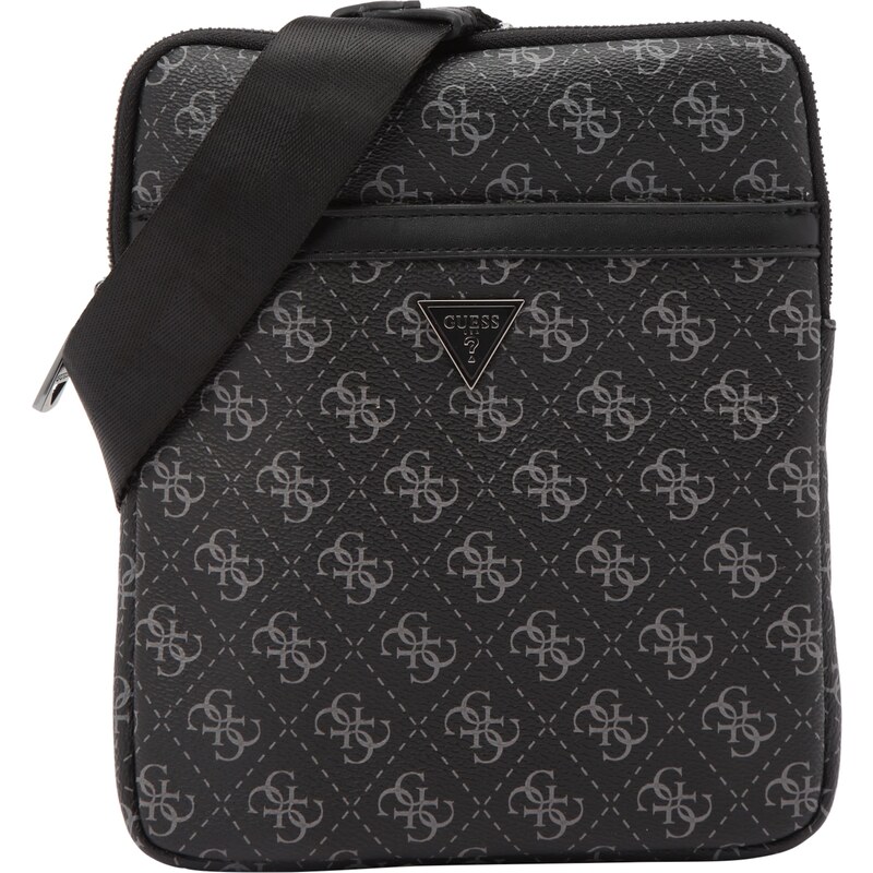 GUESS Taška cez rameno MILANO CROSSBODY FLAT antracitová / čierna 50250319