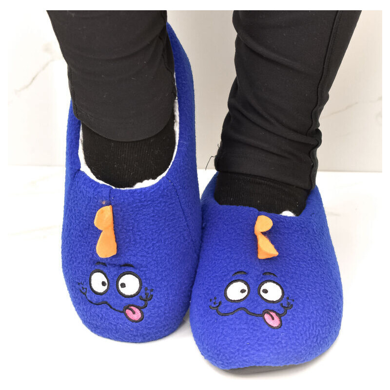 AURA.VIA Detské modré ponožkové papuče PIXXAR 30-35 48151540