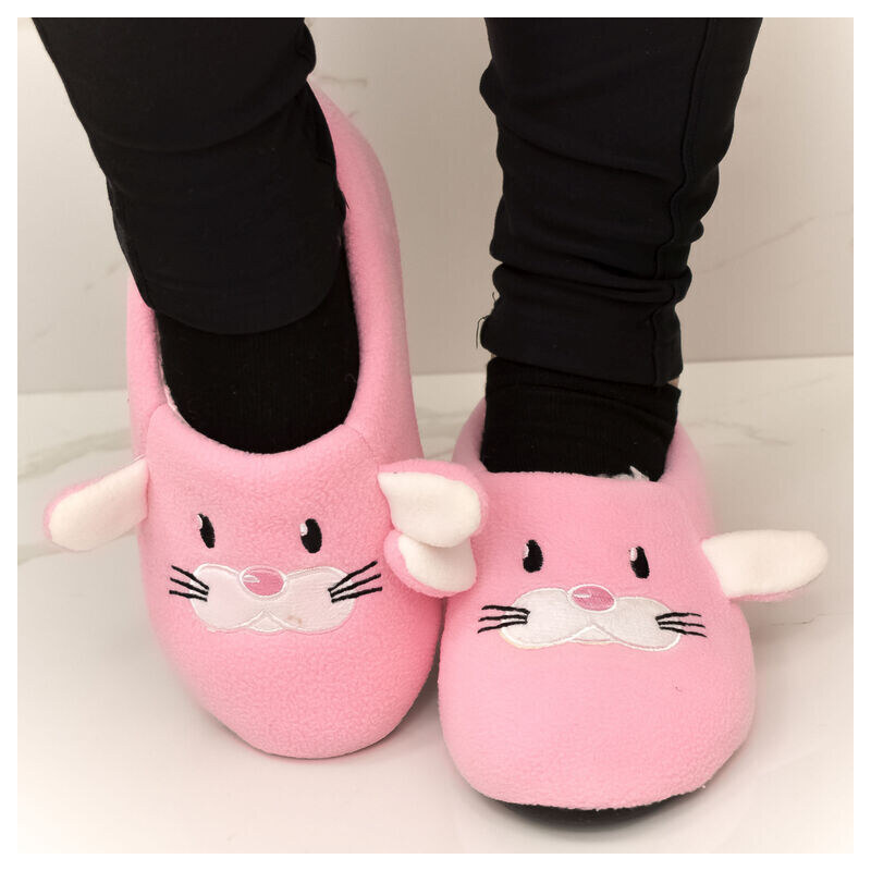 AURA.VIA Detské rúžové ponožkové papuče PIXXAR 30-35 48151538