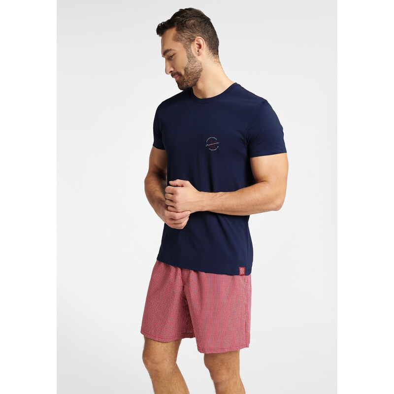 Henderson Pánske pyžamo Henderson Premium Worthy | modrá 40668-59X 48151629