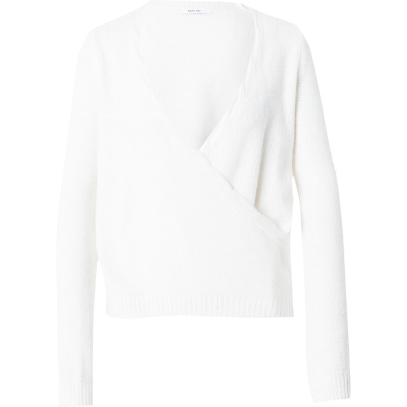 ABOUT YOU Sveter Thorina šedobiela 54274065