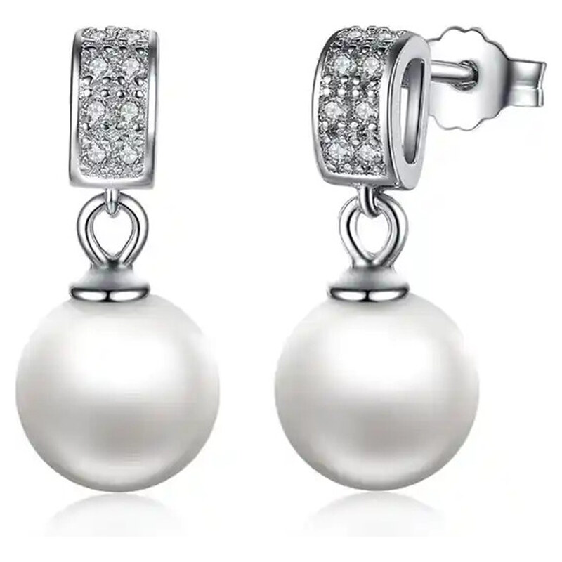 Dámske strieborné náušnice MAIRA 48176036