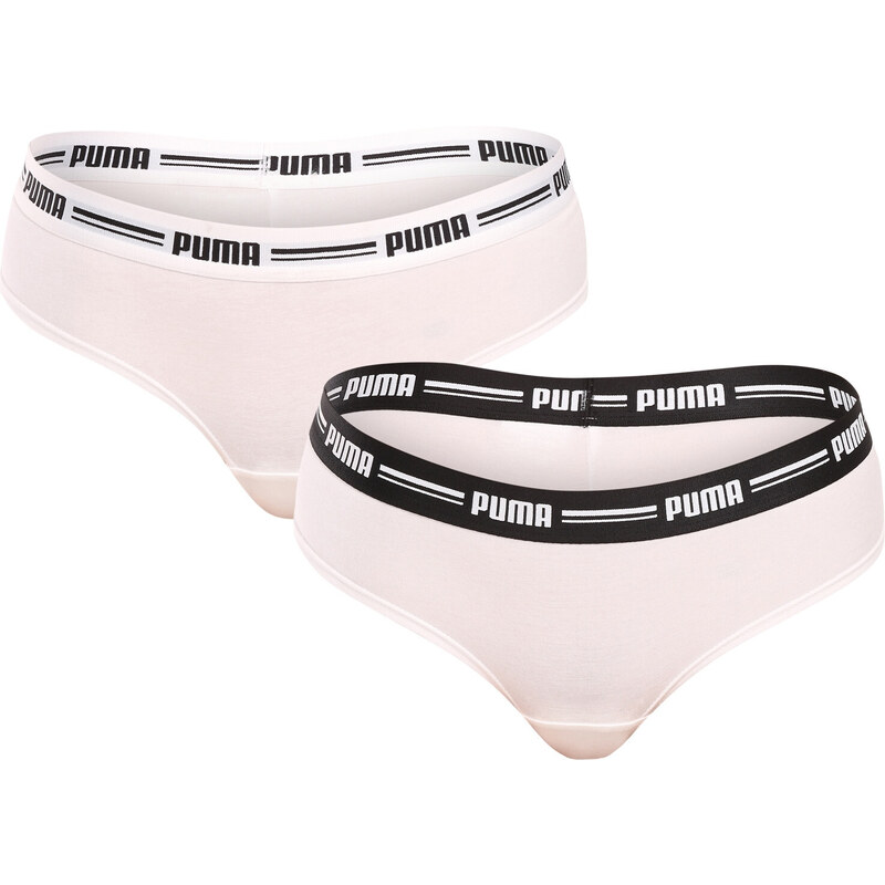 2PACK dámske brazílske nohavičky Puma bielé (603043001 317) 47879085