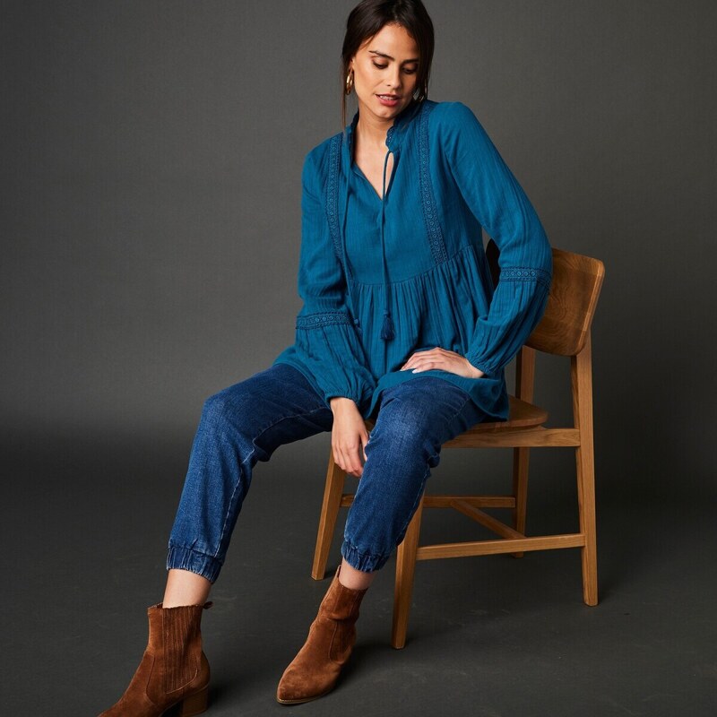 Vzdušná tunika s anglickou výšivkou 036 Blancheporte 48198977