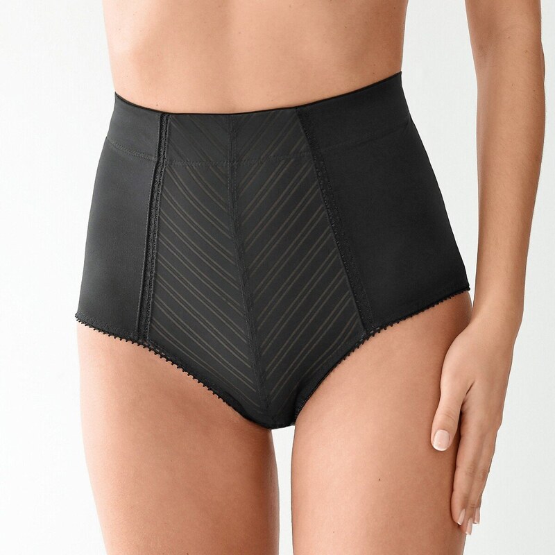 Zoštíhľovacie nohavičky s vysokým pásom čierna 036 Blancheporte 49062483