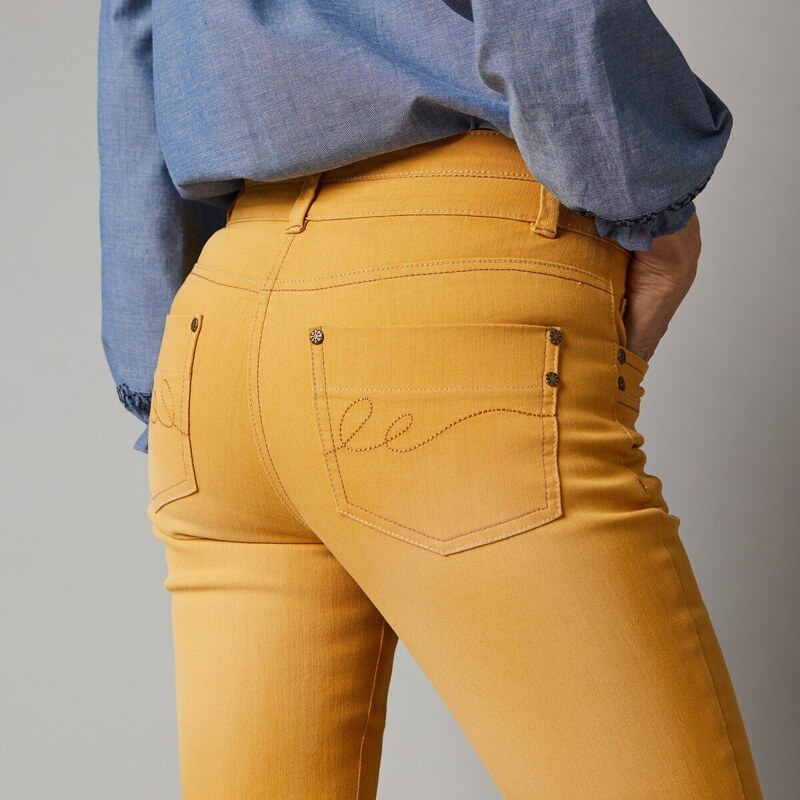 7/8 úzke džínsy medová 044 Blancheporte 48518517