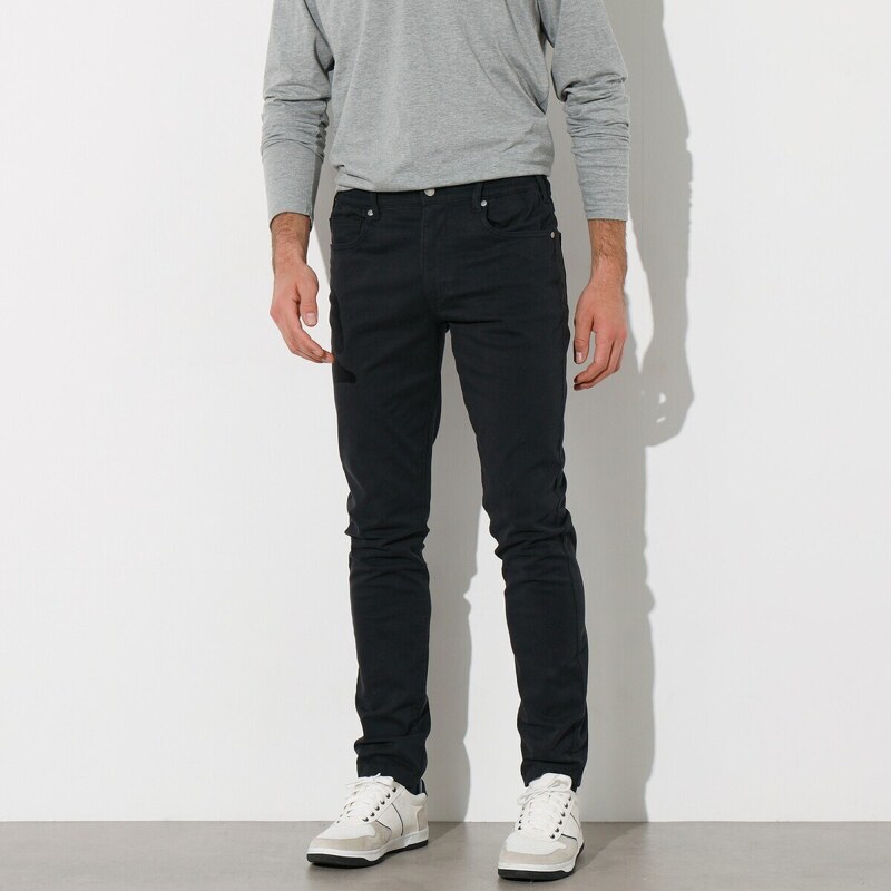 Twilové rovné nohavice čierna 038 Blancheporte 48219003