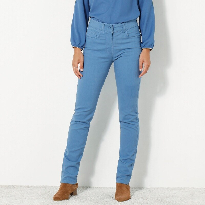 Zoštíhľujúce nohavice, vyššia postava modrá 050 Blancheporte 48219101