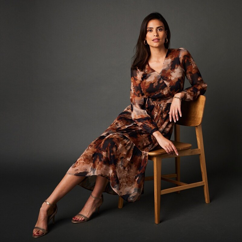 Dlhé šaty s originálnou potlačou 046 Blancheporte 48198962