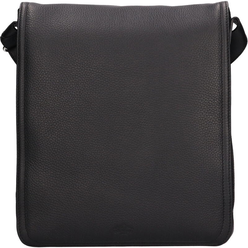 Pánska kožená taška cez rameno Unidax Liver - čierna 48199253