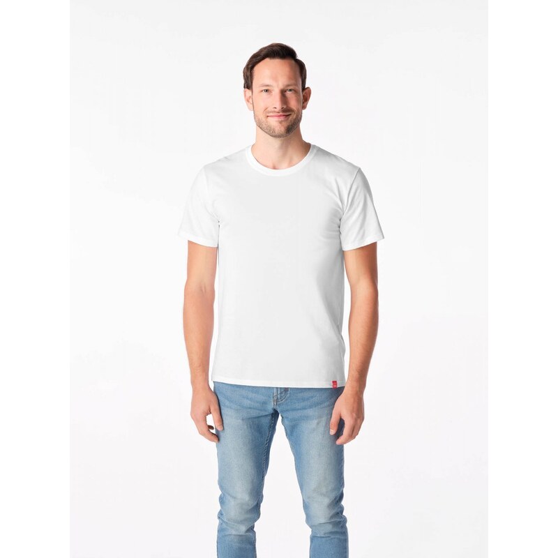 Pánske funkčné biele tričko CITYZEN 48202366