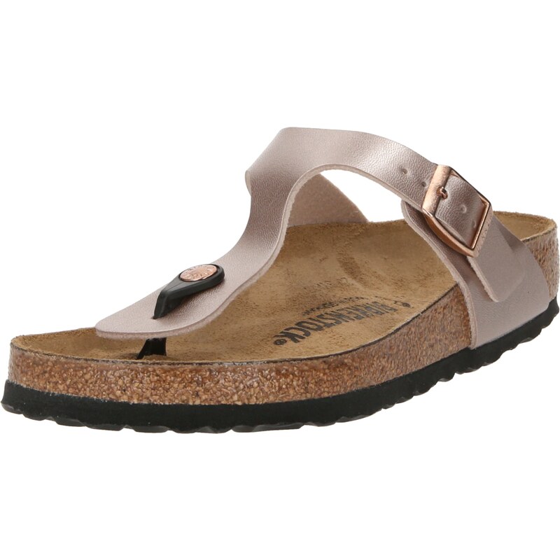 BIRKENSTOCK Žabky Gizeh ružové zlato 63066791