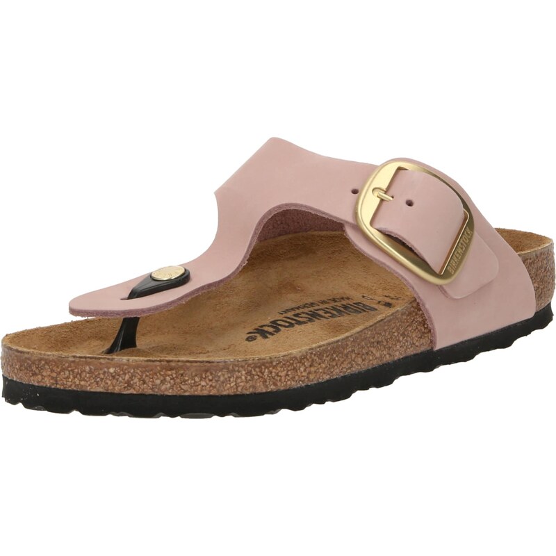 BIRKENSTOCK Žabky Gizeh Lenb zlatá / rosé / čierna 67250949
