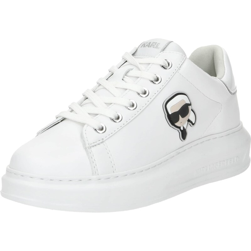 Karl Lagerfeld Nízke tenisky krémová / čierna / biela 54286021