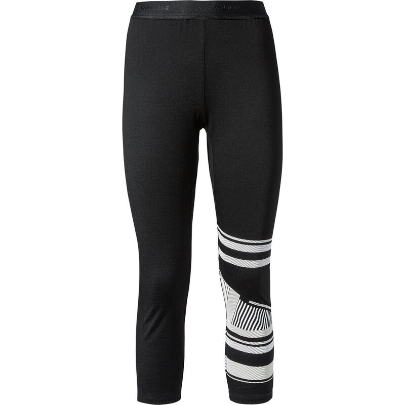 Vaude termo spodky Monviso Wool 3/4, dámske, black 48217555