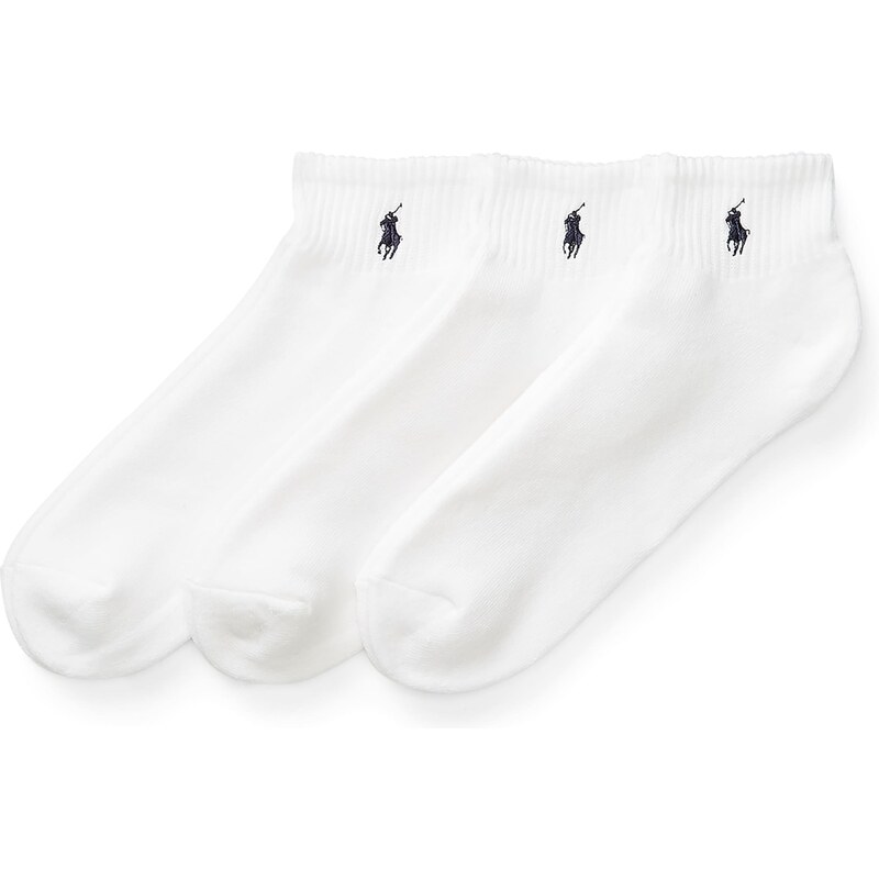 Polo Ralph Lauren Ponožky QUARTER čierna / biela 56773894