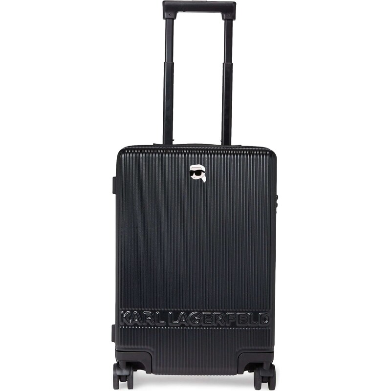 Karl Lagerfeld Kufor na kolieskach Ikon čierna 63556272