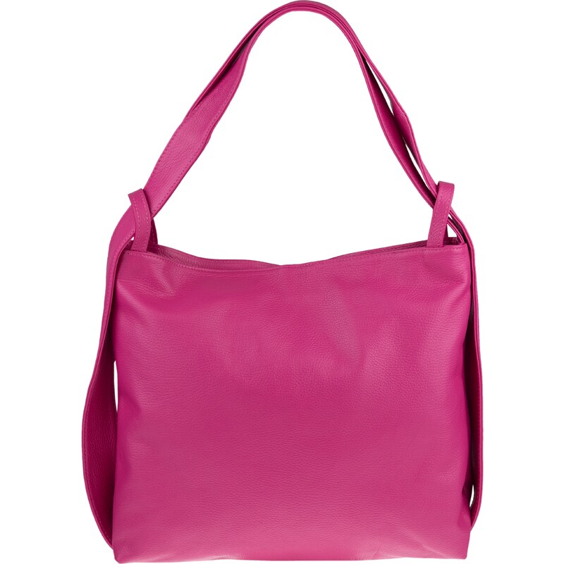 Ružová kožená talianska kabelka Sofia Fuxia NovaKabelka.sk 48231322