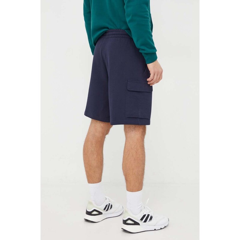 Bavlnené šortky adidas tmavomodrá farba, HA4339