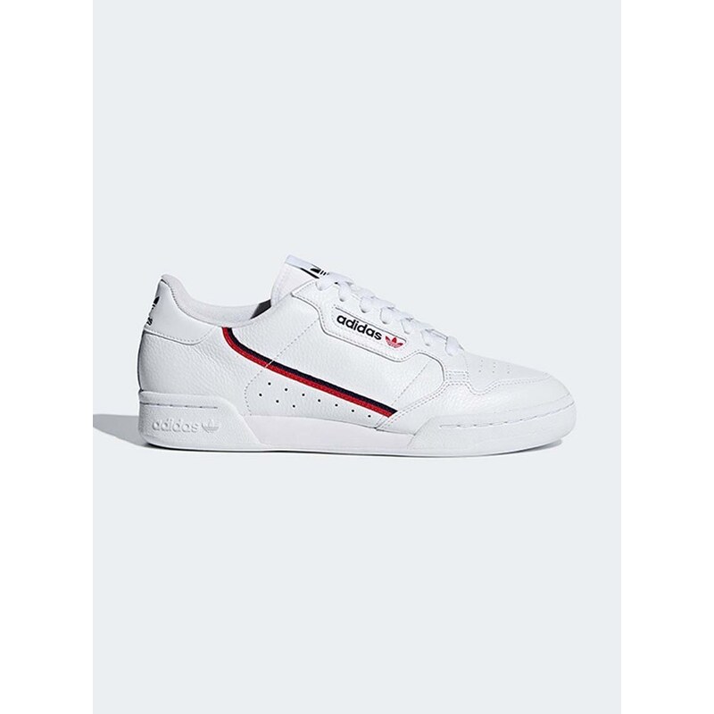 Kožené tenisky adidas Originals Continental 80 G27706-white, biela farba,