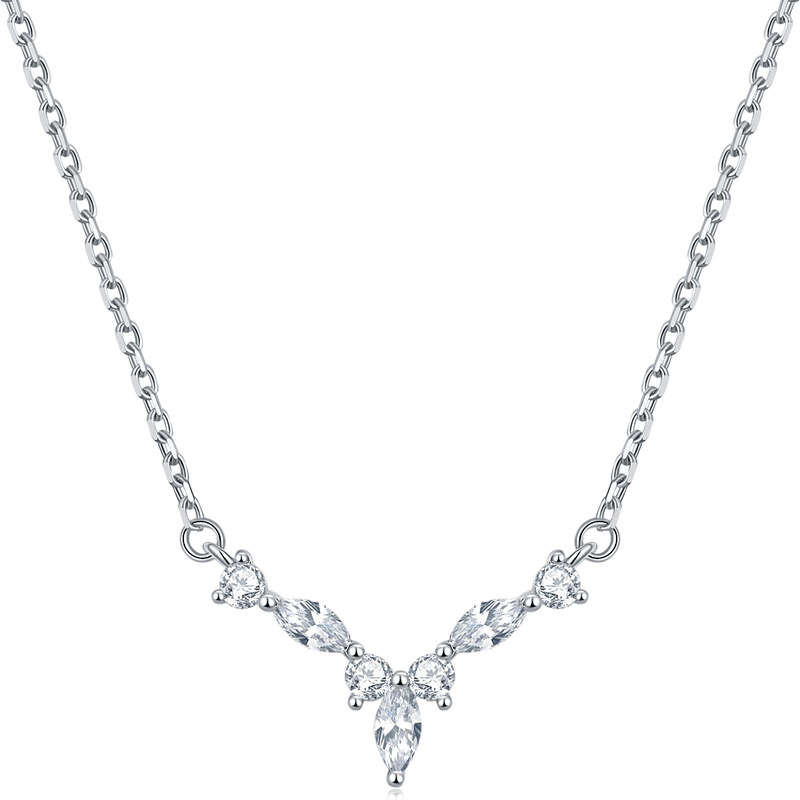 Olivie Strieborný svadobný náhrdelník 8242 48558215