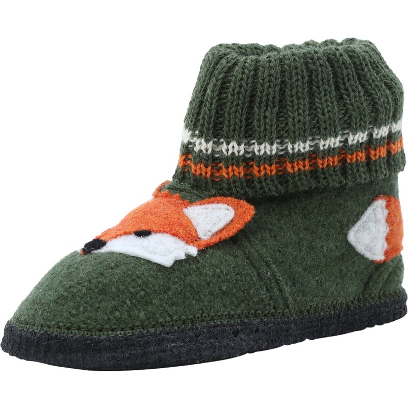 BECK Papuče Fuchs kaki / oranžová / čierna / biela 48763244