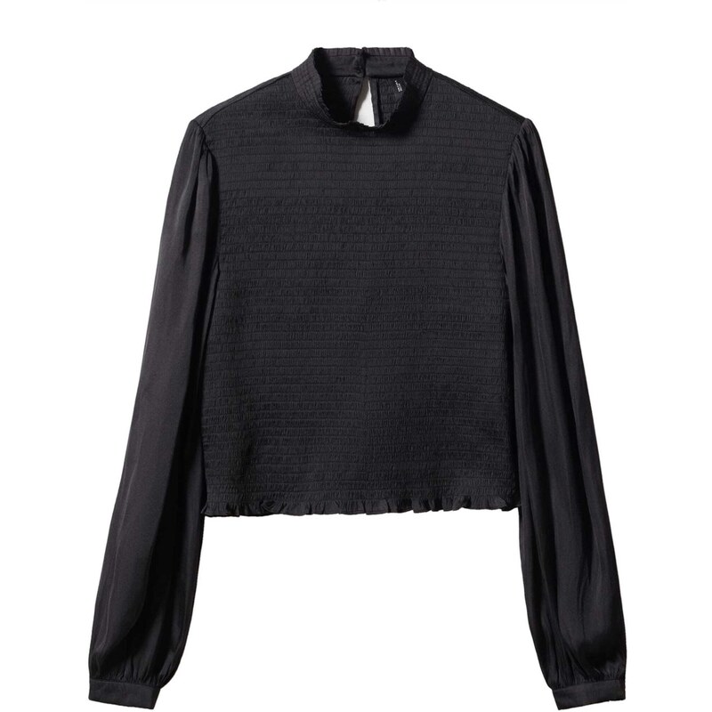 MANGO Blúzka čierna 54264717