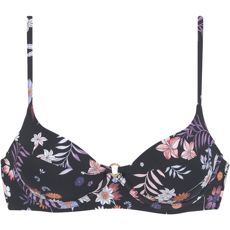 SUNSEEKER Bikinový top tmavomodrá / fialová / pastelovo červená / 66846515