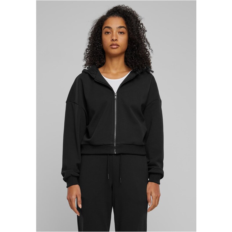 Urban Classics Womens Cozy Short Hoody black sweatshirt 57034342