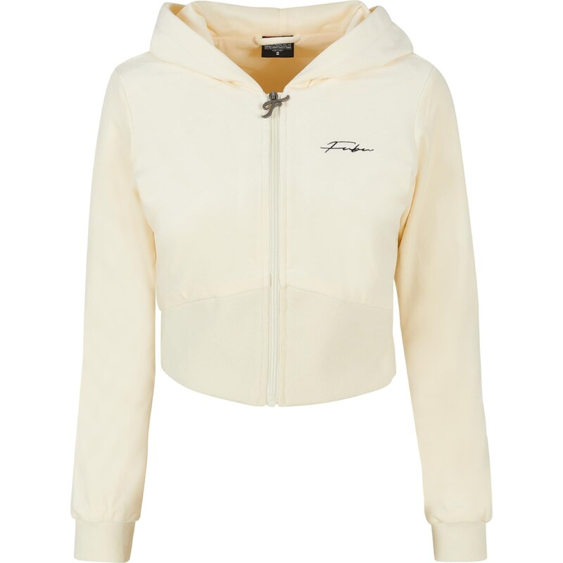 FUBU Tepláková bunda pastelovo žltá 65868194