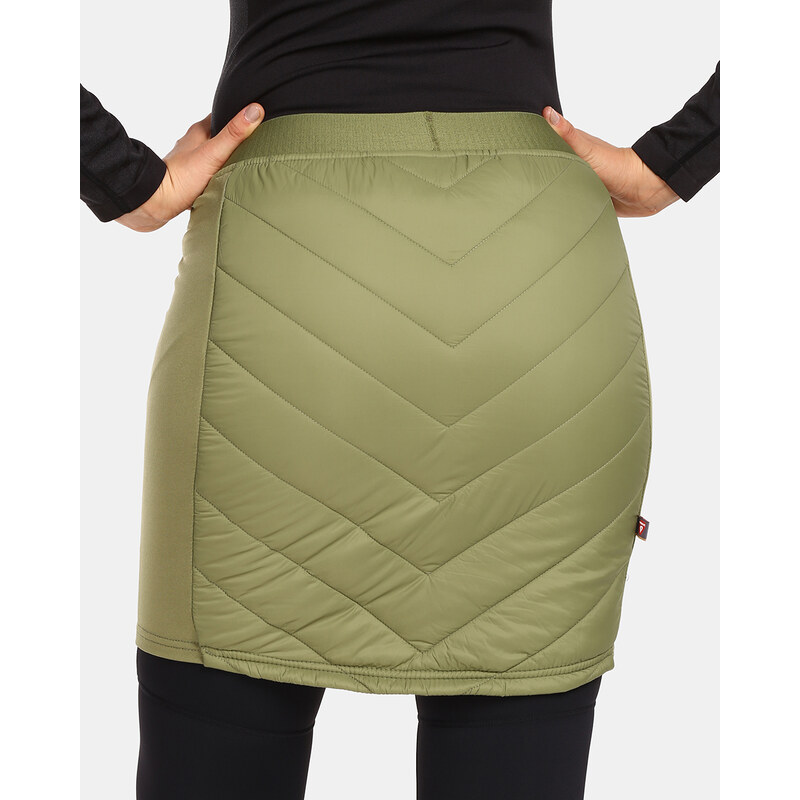 Dámska zateplená sukňa Kilpi LIAN-W zelená