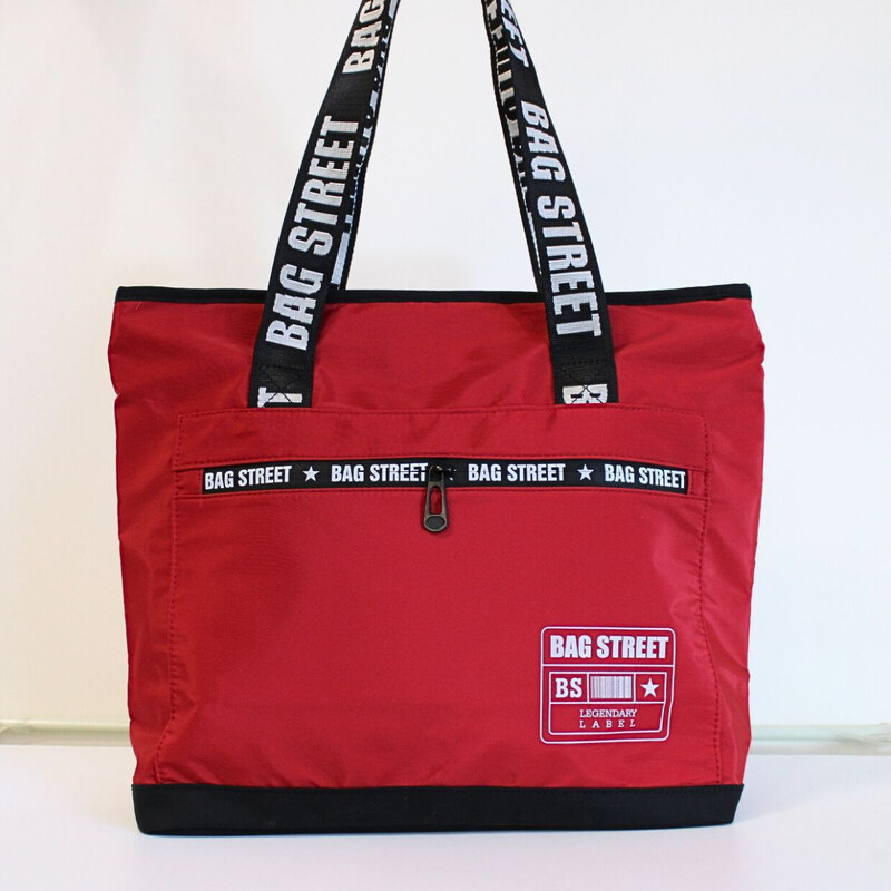 Dámska červená shopper taška BAG STREET 66572385