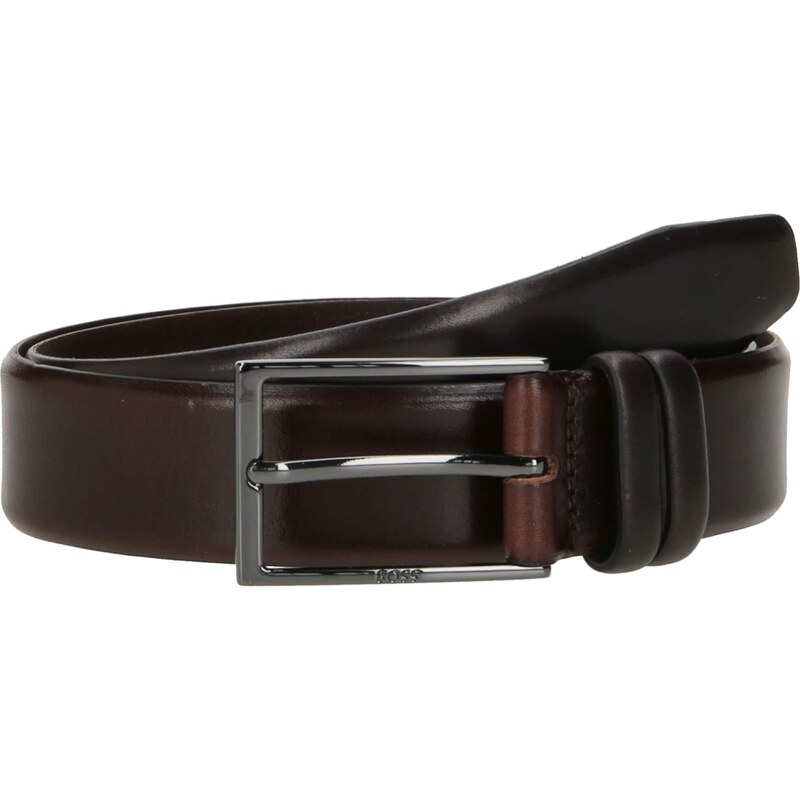 BOSS Opasky Carmello tmavohnedá / strieborná 49389632