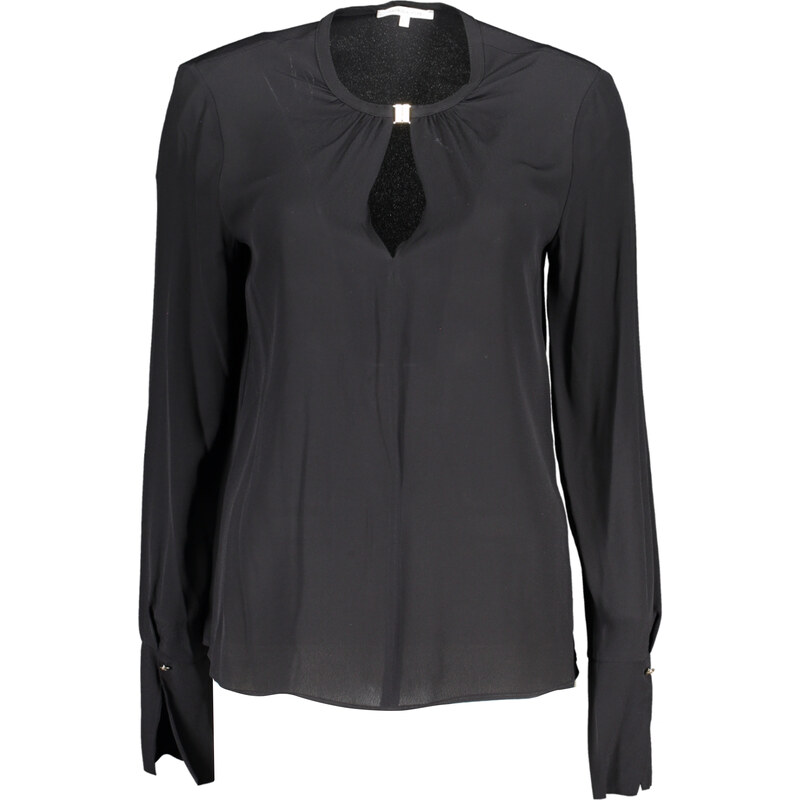 Patrizia Pepe Dámska čierna blúzka s dlhým rukávom 64708779