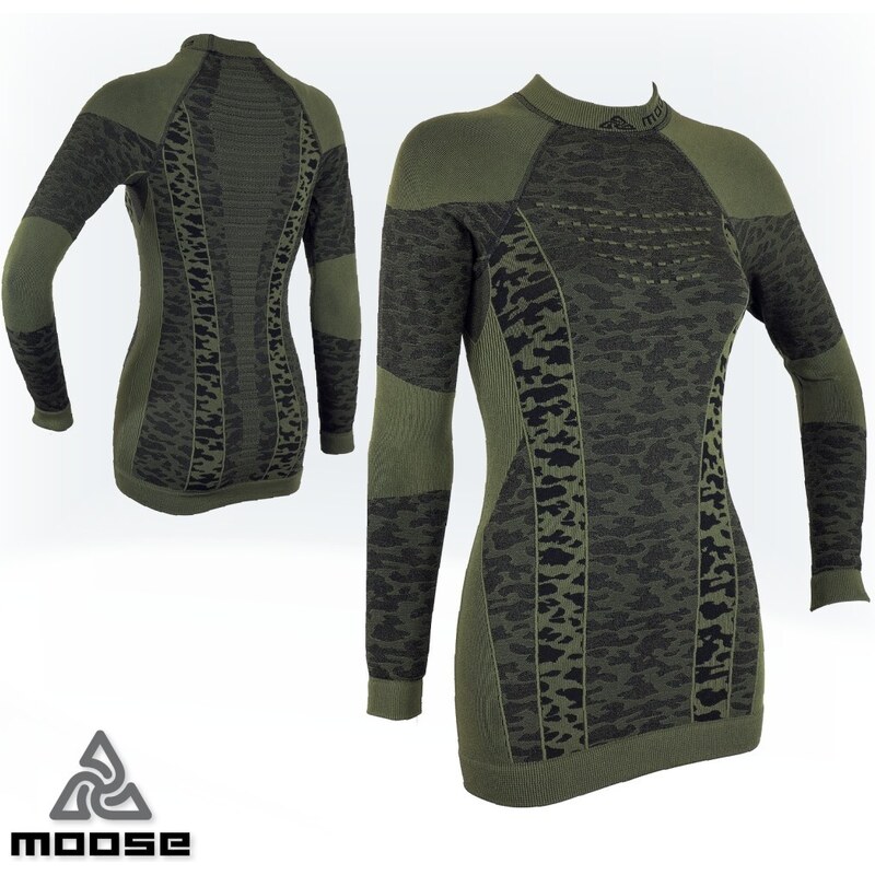 ELEMENT TEE WOMEN teplá termobielizeň Moose Zelená XS / S 1 kus 52601256